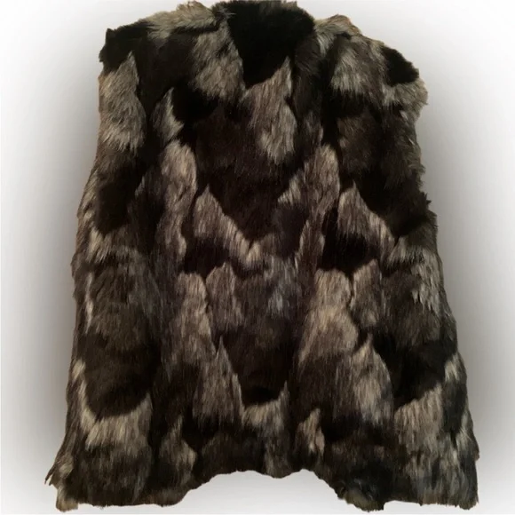 Multi tone faux fur vest - Picture 2 of 2